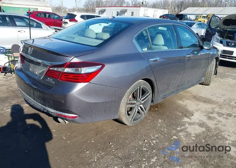 2016 Honda Accord Touring z USA, uszkodzony, nr VIN 1HGCR3F93GA006990